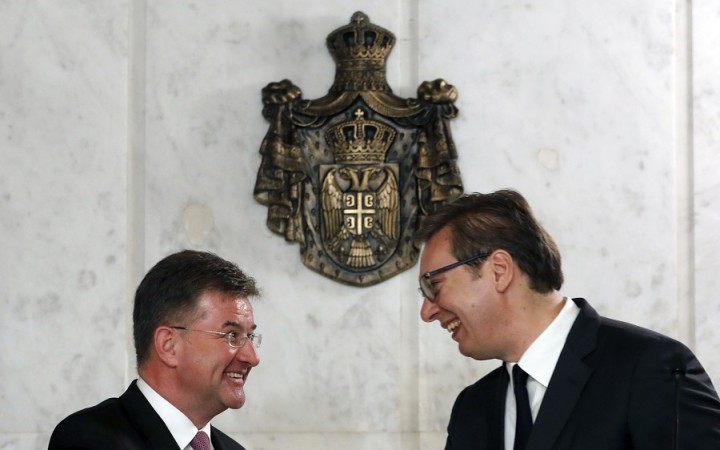 Vučič s Lajčákom rokovali o vzťahoch medzi Srbskom a Prištinou