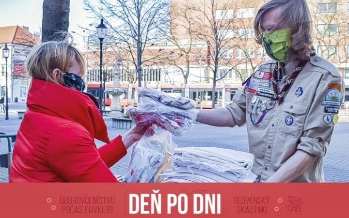 Skauti pomáhali počas pandémie naprieč celým Slovenskom