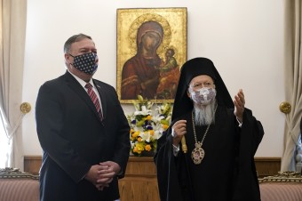 Patriarcha Bartolomej sa stretol s Pompeom, no teší sa aj z Bidenovho víťazstva