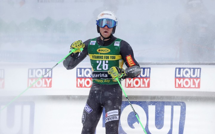 Adam Žampa skončil ôsmy v obrovskom slalome