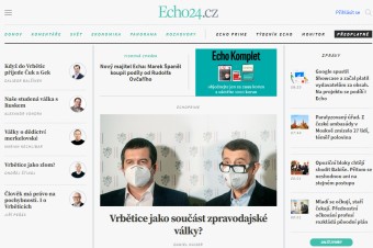 České vydavateľstvo Echo Media, ktoré stojí za denníkom Echo24 a Týdeníkom Echo,