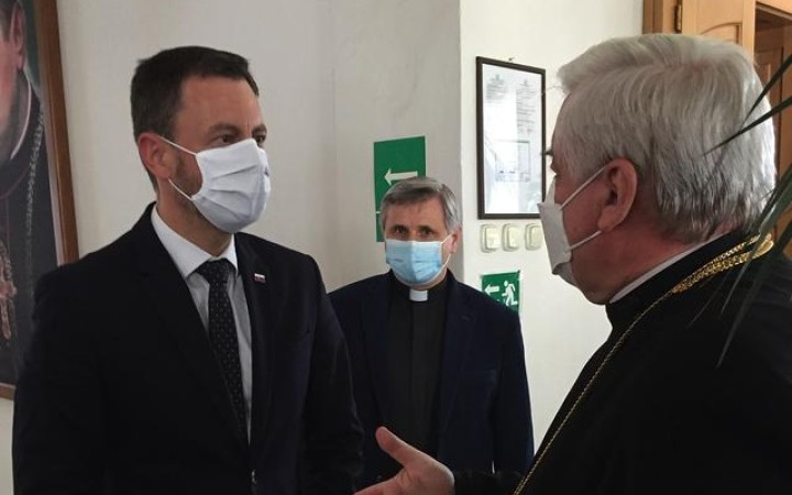 Premiér sa stretol s prešovským arcibiskupom Babjakom
