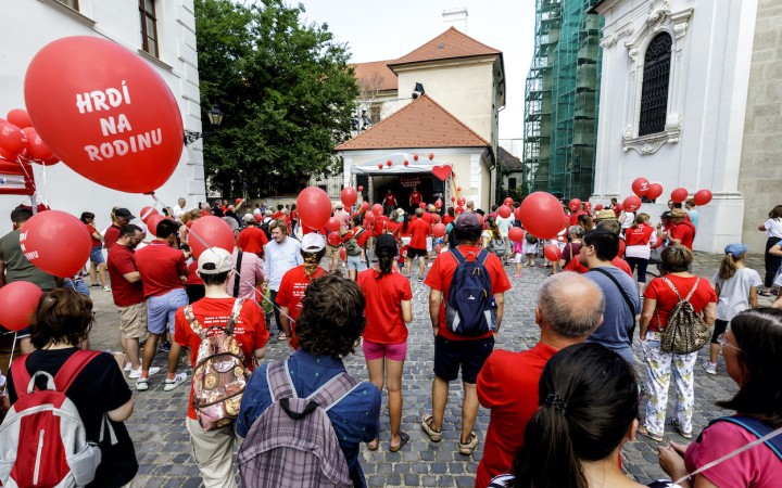Počas zhromaždenia oslávili ľudia radosť z rodiny a detí (+ foto)