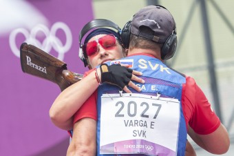 Štefečeková s Vargom skončili v športovej streľbe v mix trape štvrtí