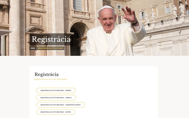Spustili registráciu pre nezaočkovaných, sektory pre OTP však budú limitované