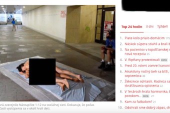 Nahota na stanici v Topoľčanoch nebola podľa polície ani priestupkom
