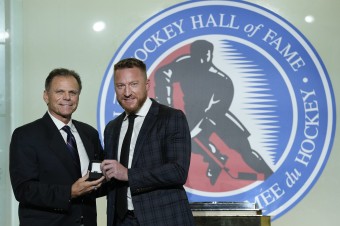 Marián Hossa dostal prsteň k vstupu do Siene slávy v Toronte
