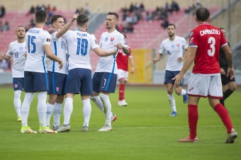 Slováci deklasovali Maltu 6:0 aj vďaka hetriku Ondreja Dudu
